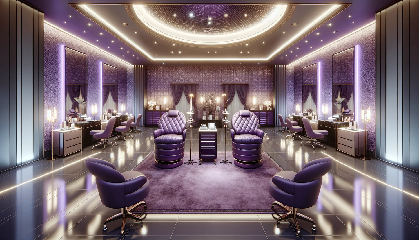 lash salon chairs new booth