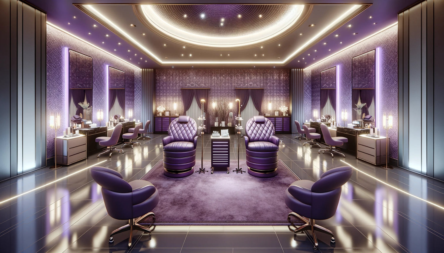 lash salon chairs new booth