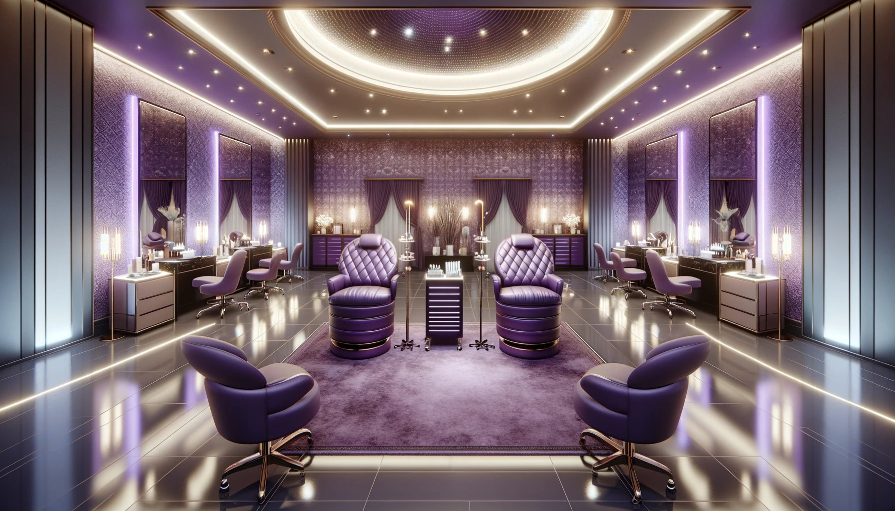 lash salon chairs new booth